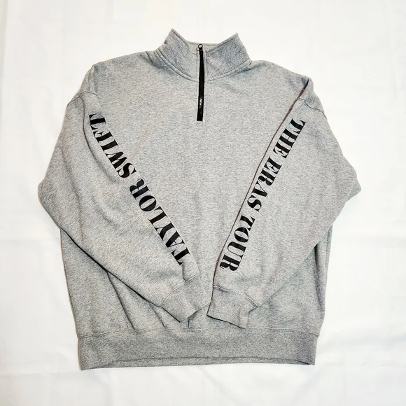 Taylor Swift Eras Tour 1/4 zip size Large - Picture 4 of 9